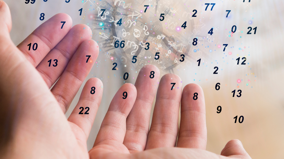 Symbol für die faszinierende Welt der Numerologie: Zahlensymbolik, Zahlenmystik, Pythagoras, Kabbala, chinesische Numerologie, indische Numerologie
